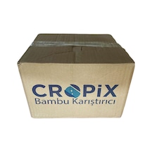 Cropix Tahta Ahşap Bambu Doğal Çay Kahve Karıştırıcı Çubuk Kaşık - 10.5 Cm. - 400 Adetlik 24 Paket Ahşap