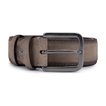 Tamer Tanca Erkek Hakiki Deri Taupe Süet Spor Kemer 171 2003 Erk Kmr Y25 Taupe Suet Tarçın