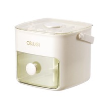 Jian Fan Buz Kutusu Yapmak İçin Buz Küplerine Bas, Büyük Kapasiteli Buz Deposu - Beyaz Beyaz