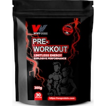 Wwp Pre-workout Limitless Energy, Sınırsız Enerji & Performans - 300g Yeşil Elma Aromalı Yeşil Elma