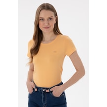 U.S. Polo Assn. Kadın Kavun Bisiklet Yaka Tişört 50297915-VR202