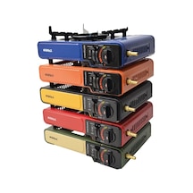 Nurgaz Tekli Portatif Piknik Ocağı Dedantör Girişli Şeffaf