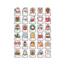 Yılbaşı Kış Sticker Seti 150 Adet - 5'li Mega Paket No13 - Laptop Defter Ajanda Çok Renkli