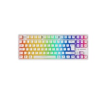 Zephyra Tkl Rgb Beyaz Sessiz Türkçe Q Gaming Klavye Keyboard Oyuncu Klavyesi Kompakt Profesyonel