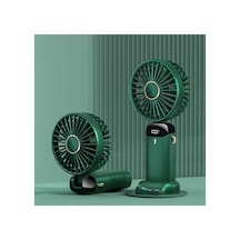 Mini Klima Led Göstergeli Şarjlı El Fanı Vantilatör 5 Kademeli Hız Serinletici Parfümlü Fan