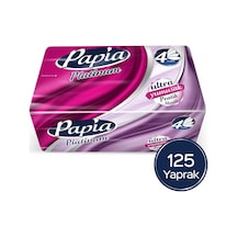 Papia Platinum Pratik Mendil 125 Yaprak 4 Katlı Tekli Pk