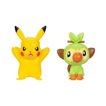 Pokemon Battle 2'li Figür Seti Pkw4075 - Pikachu Ve Grookey Diğer