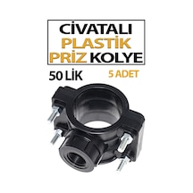 Civatalı Plastik Priz Kolye 50x1/2 Lik 5 Adet
