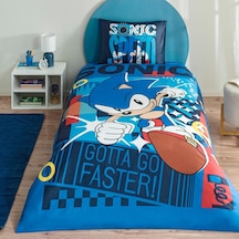 Lisanslı Sonic Classic Pamuk Tek Kişilik Nevresim Takımı Çok Renkli