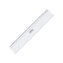 Lüks Büro Cetveli 20 Cm Şeffaf Mix