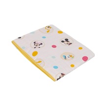 Taç 1500187685 Disney Mickey Baby Pamuk Lisanslı Müslin Battaniye, Çok Renkli Genel