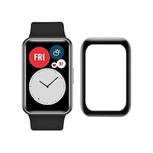 Huawei Band 8 Pmma Pet Saat Ekran Koruyucu Siyah Çok Renkli