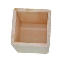 Ganzhoushop Premium Boyanmamış Ahşap Kalem Kalemlik Kırtasiye Kabı Ahşap Düzenleyici Kutu Çalışma İş Kullanımı İçin Kılıf -