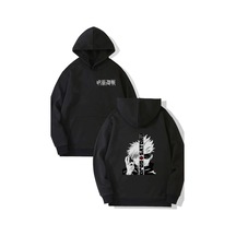 Gojo Satoru Kapşonlu Siyah Sweatshirt