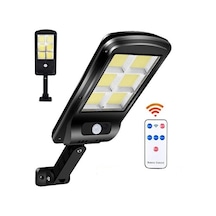 Solar Led Bahçe Sokak Lambası Hareket Sensörlü Kumandalı 3 Modlu