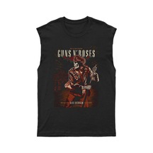 Adrift Guns N' Roses Kesik Kol Tişört Kolsuz T-shirt Bkt5238 Siyah