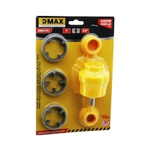 6pcs Plastik Su Borusu Dış Diş Açma Matkap Ucu 1 - 1/2 - 3/4 5671