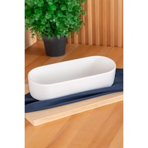 Acar Bianco Perla Oval Salata Kase - 26 Cm
