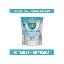Bulaşık Makinesi Deterjanı - 50 Tablet 50 Yıkama Doğal Vegan Yerli Üretim