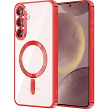 Ilkeshop Newface Samsung Galaxy Uyumlu S26 Kross Magneticsafe Kapak - Kırmızı