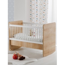 Bw1076 - Pratik Anne Yanı Sallanır Beşik Ahşap 60x120 Ahşap