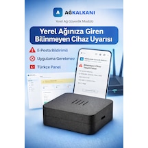 Ağkalkanı - Yerel Ağ Güvenlik Modülü Bilinmeyen Cihaz Uyarısı, E Posta Bildirimli