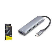 Hadron Hdx7895 Type-c 3.2 Gen2 Pd Hub 5 Port 10 Gbps 100w Gri