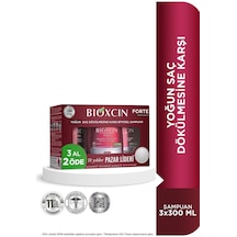 Bioxcin Forte Yoğun Saç Dökülmesine Karşı Bitkisel Şampuan 3 x 300 ML