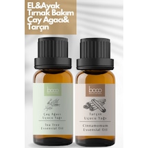 Boco Born In Cosmetics Çay Ağacı + Tarçın %100 Saf Uçucu Yağı 2 x 15 ML