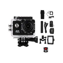 4k Ultra Hd Su Geçirmez Aksiyon Kamerası 16mp Wifi Spor Kamera, 170 Geniş Açılı Lens, 2.0 İnç Ekran, 2.4g Kablosuz Bilek Uzaktan Kumandalı, Bisiklet Ve Sualtı Dalış Seti Diğer