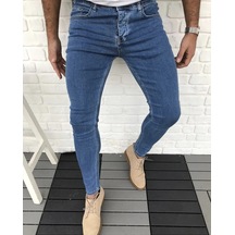 Skinny Fit Likralı Bilek Boy Jean Erkek Kot Pantolon (327663067)