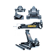 Deko Turkey 3ton Kaldırma Araç Garaj Krikosu 47cm Max Çift Piston