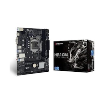Biostar H510mhp Ddr4 3200mhz M2 Hdmı Vga Ses Ethernet 10.11.nesil 1200 Pin Anakart