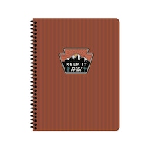 16.5x22.5 Çizgili Defter Outdoor - Turuncu Çok Renkli