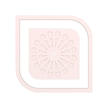 Motifpiyer Lamba Tavan Göbeği 03 Kare Dik Oval Dış Çıtalı
