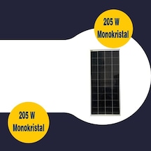 Gesper Energy 205W Watt Monokristal Güneş Paneli 36 Hücre 12 V GES205-36M