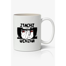 İtachi Uchiha Naruto Temalı Beyaz Kupa Bardak Sevgiliye Arkadaşa Hediye Beyaz