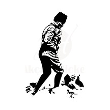 Mustafa Kemal Atatürk Oto Sticker Siyah 30 25 Cm