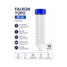 Falkon Tüpü 50 Ml - Dibi Konik - 10 Adet