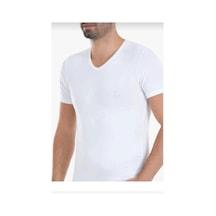 Yıldız 480 Erkek Bambu V Yaka Kısa Kol Atlet 12 Adet 001