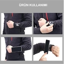 Spor Koşu Bileklik Telefon Tutucu 360 Dönebilen Tüm Telefonlara Uyumlu + Bisiklet Telefon Tutucu Acı Kahverengi