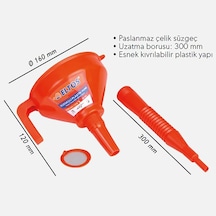 Süzgeçli Plastik Huni Esh 160