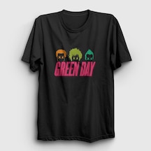 Presmono Unisex Band Green Day T-shirt Siyah