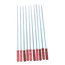 Mobilreyon- 15 Adet Ahşap Saplı Tavuk Kanat Şişi-kuşbaşı Sebze Domates Şiş-boy 55 Cm-en-7mm