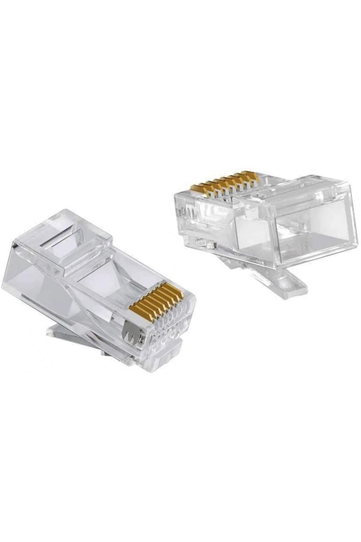 Rj45 Cat5 Ethernet Internet Kablo Soketi Konnektörü 8p8c Rj45 Jack Jak Uç Uc 30 Adet