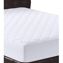 Mevsim Battal Kapitone Yatak Koruyucu Alez Fitted 180 X 200 Beyaz