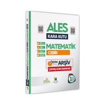 Ales Matematiğin Kara Kutusu 1.cilt Konu Özetli Dijital Çözümlü ÖSYM Çıkmış Soru Havuzu Bankası