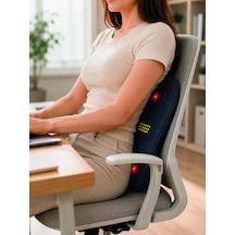 Ergonomik Isıtmalı Bel Masaj Minderi Sırt Destek Minderi