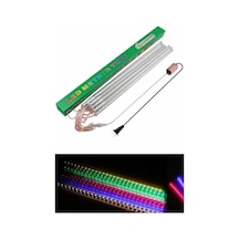 8 Tüp RGB Meteor Led Işık Yağmur Işıkları Eklenebilir IP65 Dış Mekan Dekoratif Yılbaşı Süsü