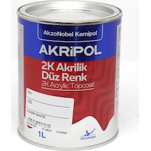 Akzonobel Akripol 2k Düz Renk-clear White-ud- 1 Lt.
